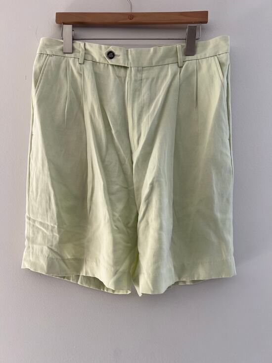 Ballin Other - Ballin John Craig Relax Golf Shorts Tencel Linen Silk Light Green Size 36 SG